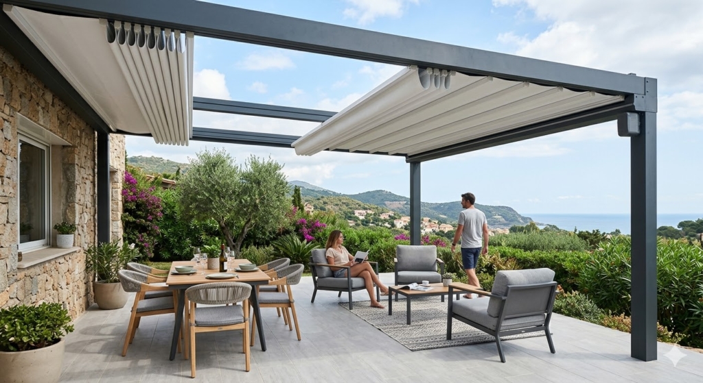 Retractable Pergola Roof Systems